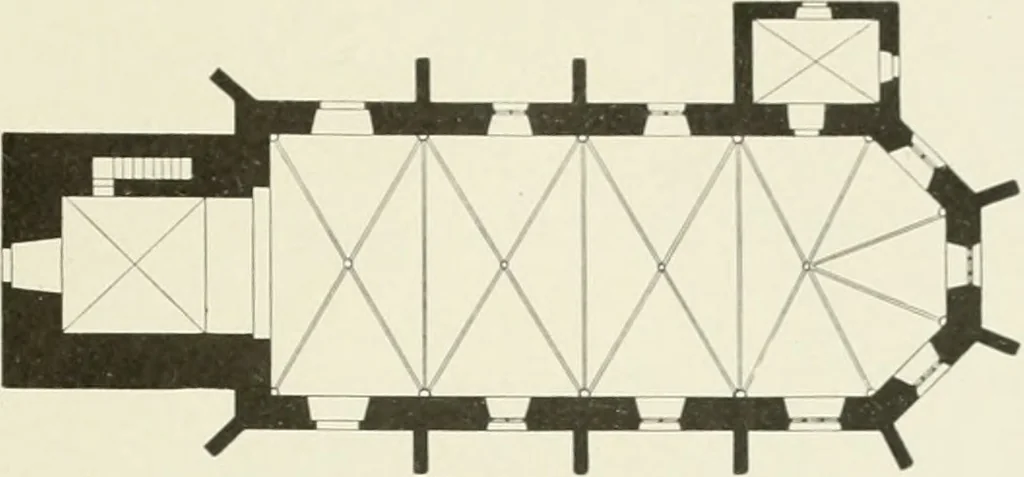An illustration from Bau- und Kunstdenkmäler von Westfalen. Im Auftrage des Provinzial-Verbandes der Provinz Westfalen, 1897, leaf 70