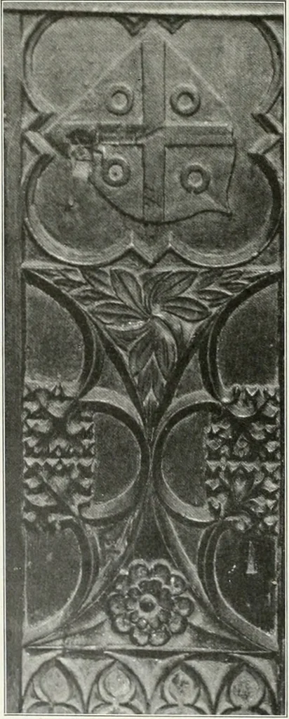 An illustration from Bau- und Kunstdenkmäler von Westfalen. Im Auftrage des Provinzial-Verbandes der Provinz Westfalen, 1897, leaf 71