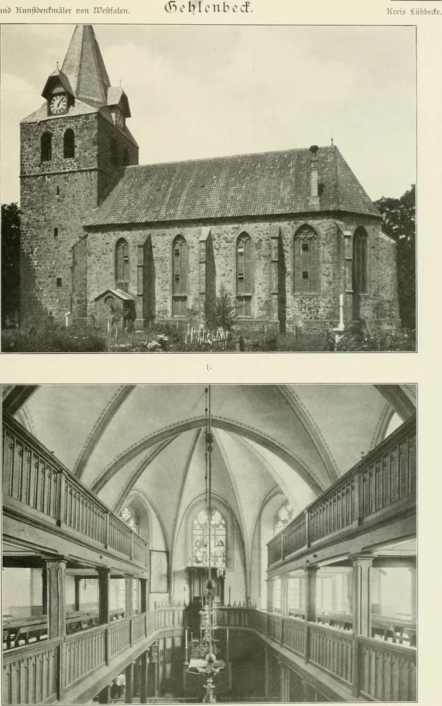 An illustration from Bau- und Kunstdenkmäler von Westfalen. Im Auftrage des Provinzial-Verbandes der Provinz Westfalen, 1897, leaf 72