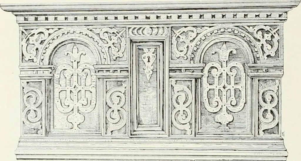 An illustration from Bau- und Kunstdenkmäler von Westfalen. Im Auftrage des Provinzial-Verbandes der Provinz Westfalen, 1897, leaf 79