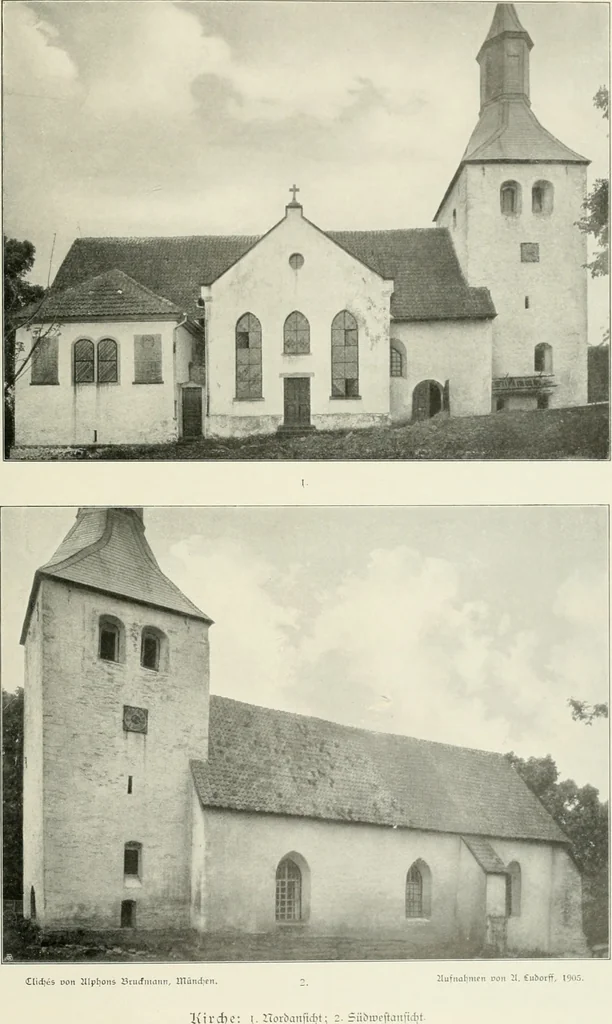 An illustration from Bau- und Kunstdenkmäler von Westfalen. Im Auftrage des Provinzial-Verbandes der Provinz Westfalen, 1897, leaf 82