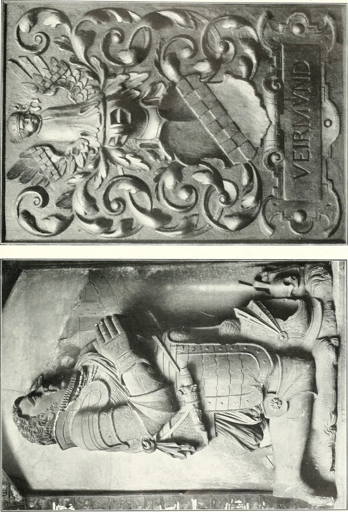 An illustration from Bau- und Kunstdenkmäler von Westfalen. Im Auftrage des Provinzial-Verbandes der Provinz Westfalen, 1897, leaf 44