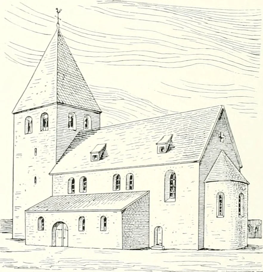 An illustration from Bau- und Kunstdenkmäler von Westfalen. Im Auftrage des Provinzial-Verbandes der Provinz Westfalen, 1897, leaf 51