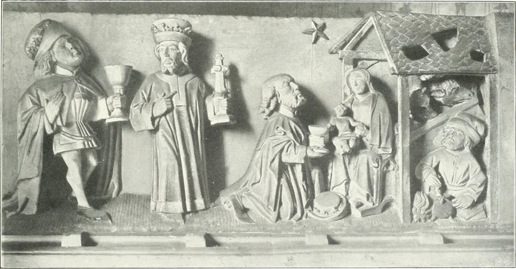 An illustration from Bau- und Kunstdenkmäler von Westfalen. Im Auftrage des Provinzial-Verbandes der Provinz Westfalen, 1897, leaf 56