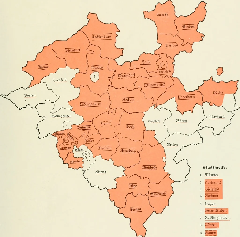An illustration from Bau- und Kunstdenkmäler von Westfalen. Im Auftrage des Provinzial-Verbandes der Provinz Westfalen, 1897, leaf 10