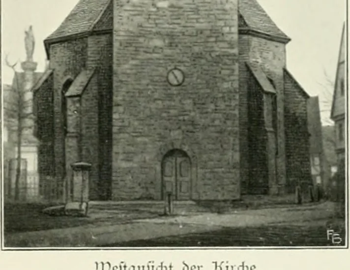 An illustration from Bau- und Kunstdenkmäler von Westfalen. Im Auftrage des Provinzial-Verbandes der Provinz Westfalen, 1897, leaf 32