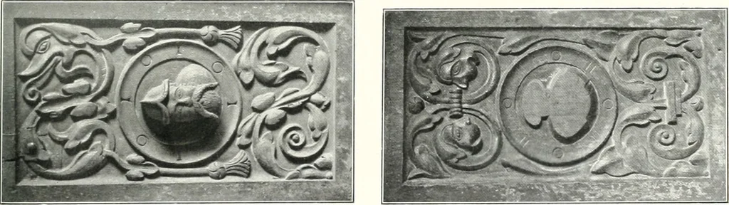 An illustration from Bau- und Kunstdenkmäler von Westfalen. Im Auftrage des Provinzial-Verbandes der Provinz Westfalen, 1897, leaf 40