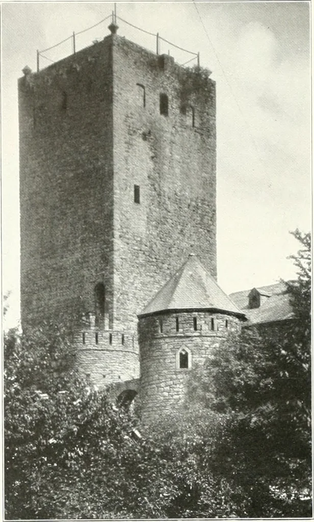 An illustration from Bau- und Kunstdenkmäler von Westfalen. Im Auftrage des Provinzial-Verbandes der Provinz Westfalen, 1897, leaf 48