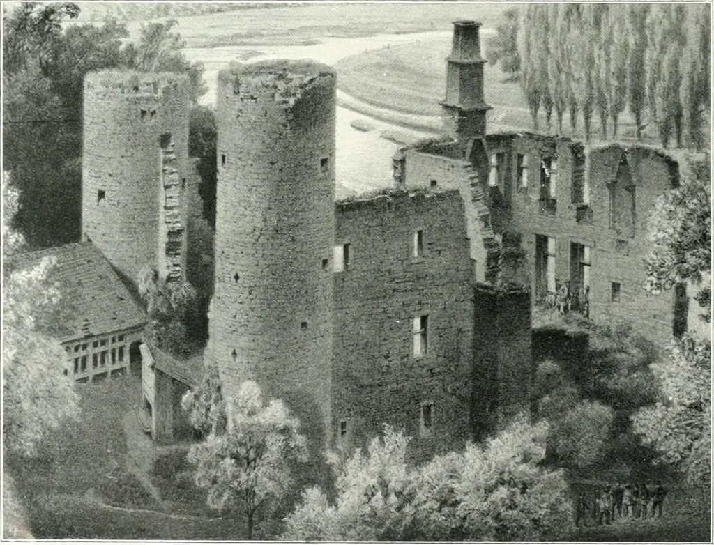 An illustration from Bau- und Kunstdenkmäler von Westfalen. Im Auftrage des Provinzial-Verbandes der Provinz Westfalen, 1897, leaf 87