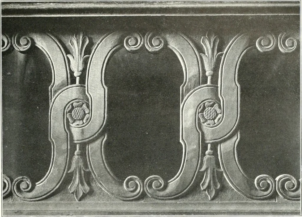 An illustration from Bau- und Kunstdenkmäler von Westfalen. Im Auftrage des Provinzial-Verbandes der Provinz Westfalen, 1897, leaf 42
