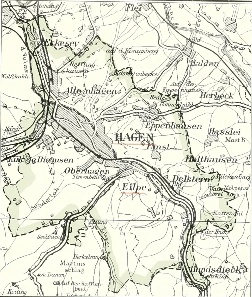 An illustration from Bau- und Kunstdenkmäler von Westfalen. Im Auftrage des Provinzial-Verbandes der Provinz Westfalen, 1897, leaf 18