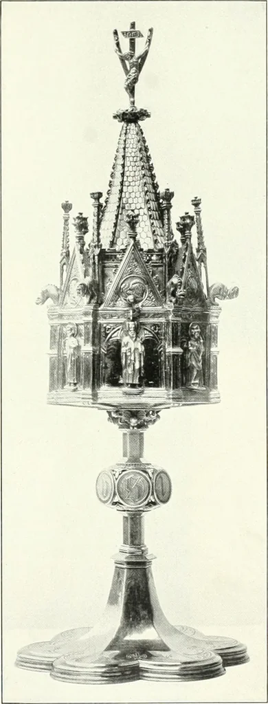 An illustration from Bau- und Kunstdenkmäler von Westfalen. Im Auftrage des Provinzial-Verbandes der Provinz Westfalen, 1897, leaf 120