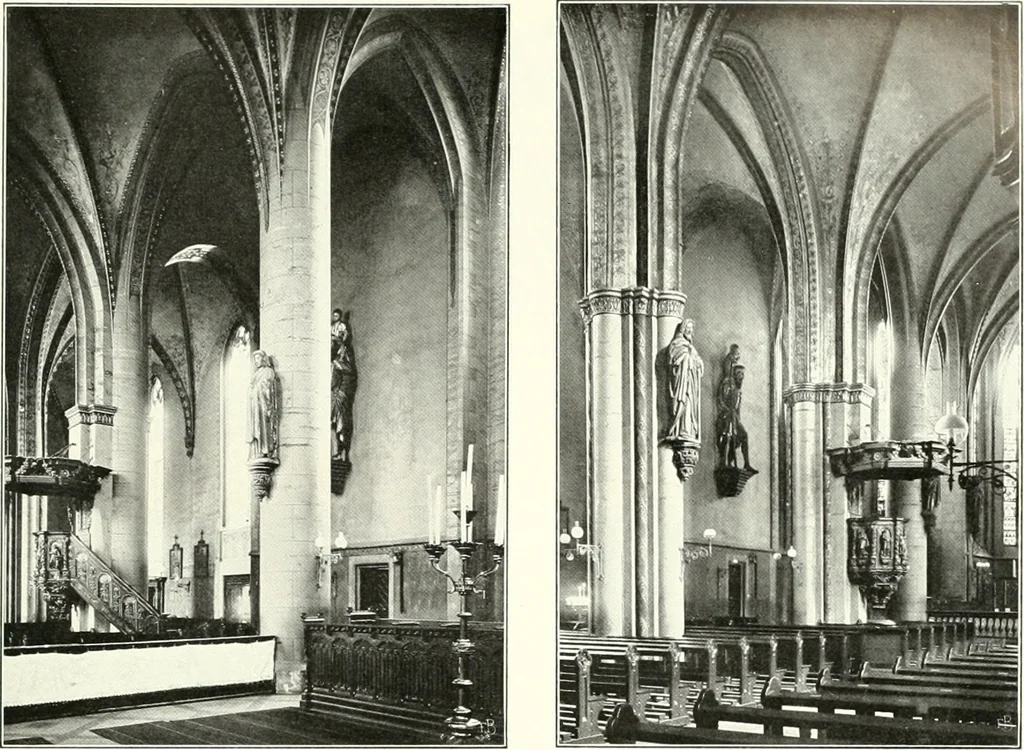 An illustration from Bau- und Kunstdenkmäler von Westfalen. Im Auftrage des Provinzial-Verbandes der Provinz Westfalen, 1897, leaf 126