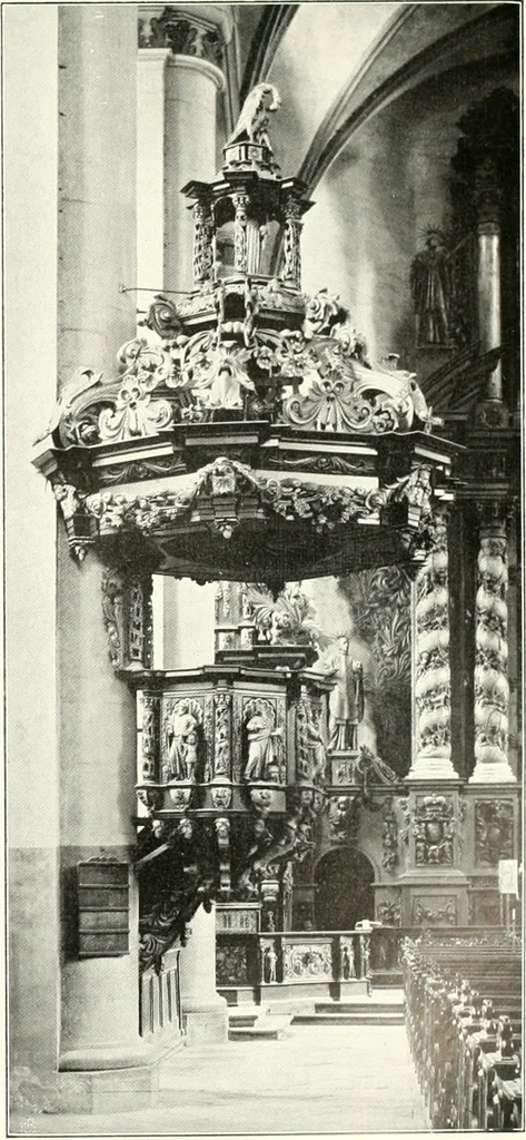 An illustration from Bau- und Kunstdenkmäler von Westfalen. Im Auftrage des Provinzial-Verbandes der Provinz Westfalen, 1897, leaf 142