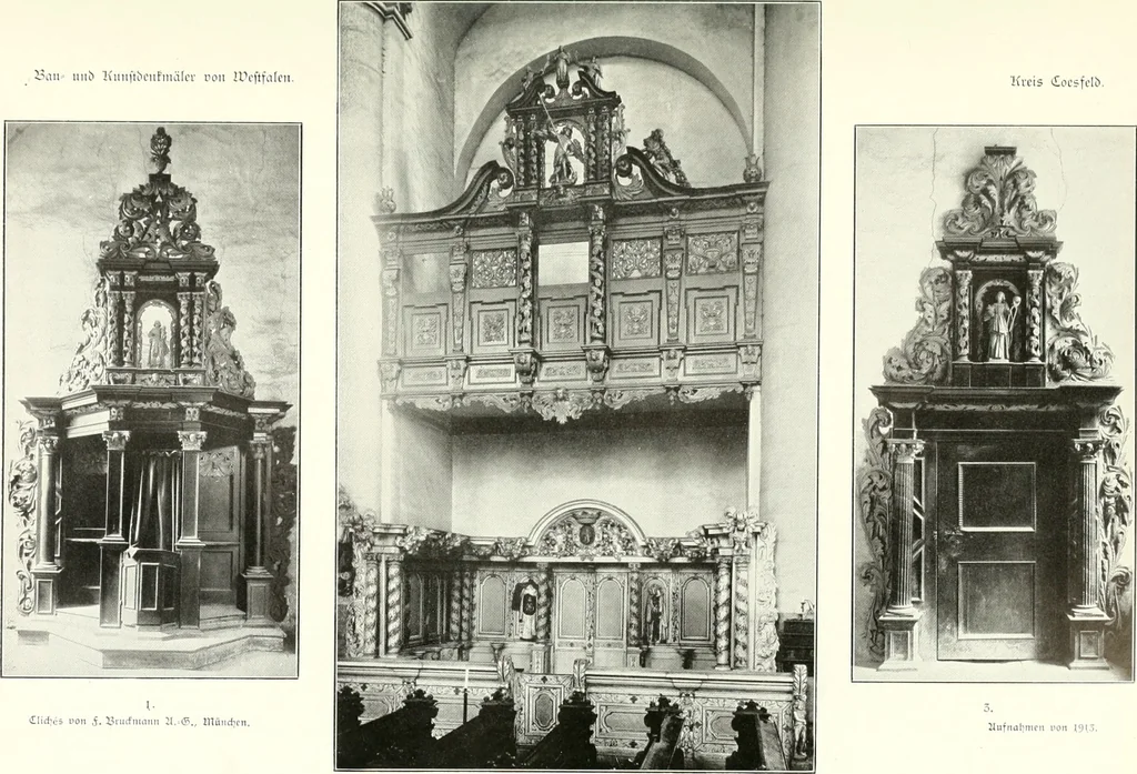 An illustration from Bau- und Kunstdenkmäler von Westfalen. Im Auftrage des Provinzial-Verbandes der Provinz Westfalen, 1897, leaf 144