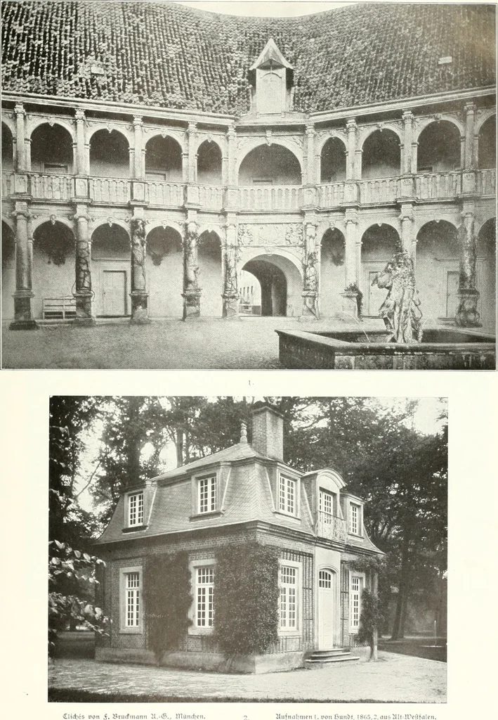 An illustration from Bau- und Kunstdenkmäler von Westfalen. Im Auftrage des Provinzial-Verbandes der Provinz Westfalen, 1897, leaf 170