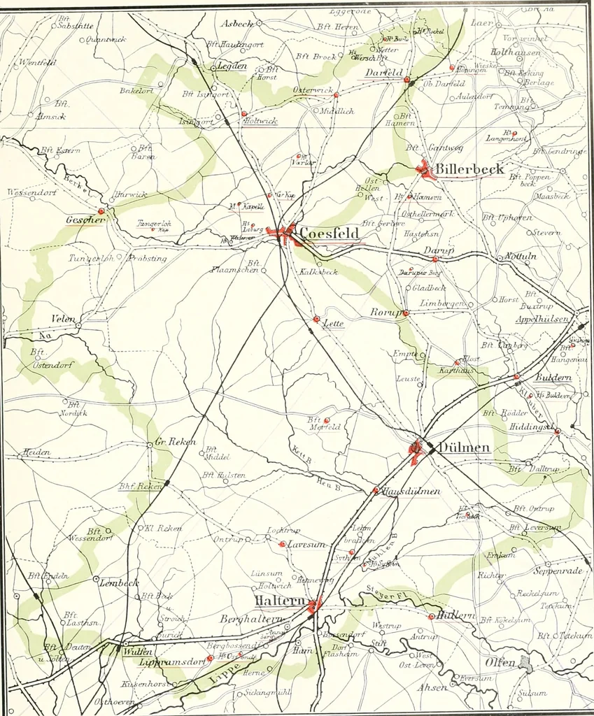 An illustration from Bau- und Kunstdenkmäler von Westfalen. Im Auftrage des Provinzial-Verbandes der Provinz Westfalen, 1897, leaf 18