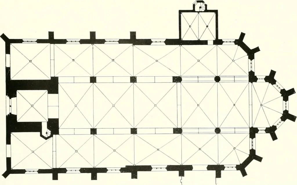 An illustration from Bau- und Kunstdenkmäler von Westfalen. Im Auftrage des Provinzial-Verbandes der Provinz Westfalen, 1897, leaf 192