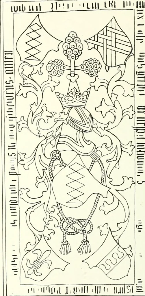 An illustration from Bau- und Kunstdenkmäler von Westfalen. Im Auftrage des Provinzial-Verbandes der Provinz Westfalen, 1897, leaf 211