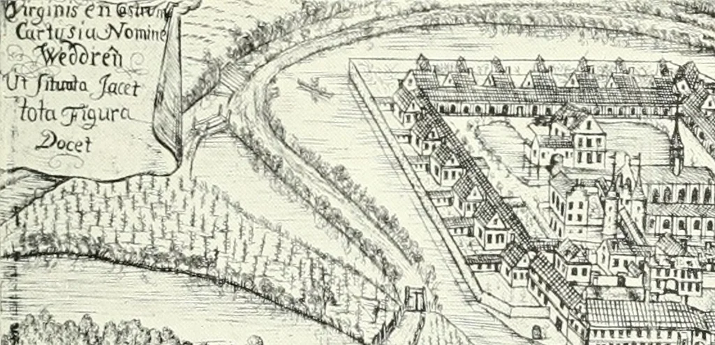 An illustration from Bau- und Kunstdenkmäler von Westfalen. Im Auftrage des Provinzial-Verbandes der Provinz Westfalen, 1897, leaf 214