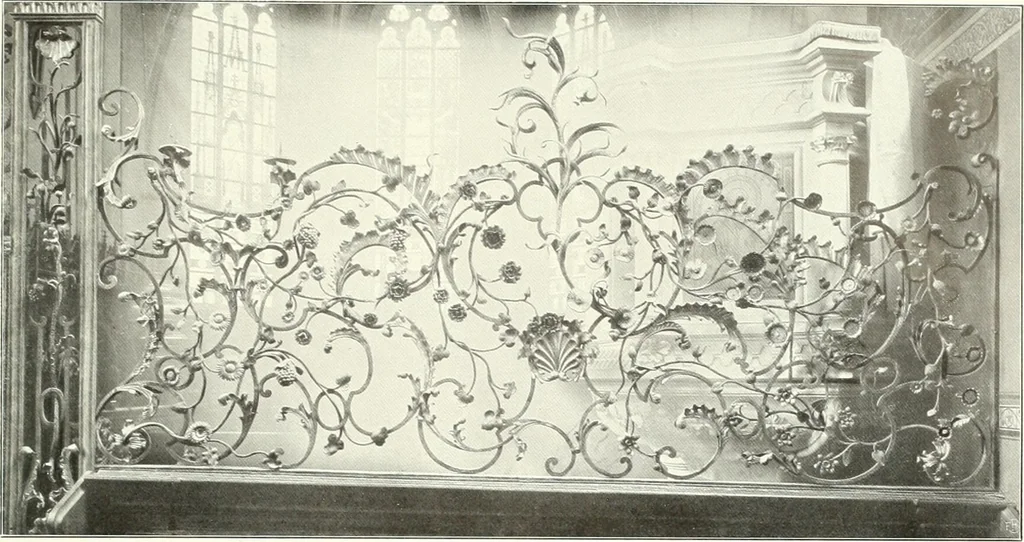 An illustration from Bau- und Kunstdenkmäler von Westfalen. Im Auftrage des Provinzial-Verbandes der Provinz Westfalen, 1897, leaf 220