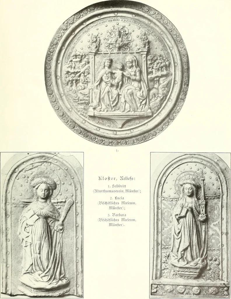 An illustration from Bau- und Kunstdenkmäler von Westfalen. Im Auftrage des Provinzial-Verbandes der Provinz Westfalen, 1897, leaf 234