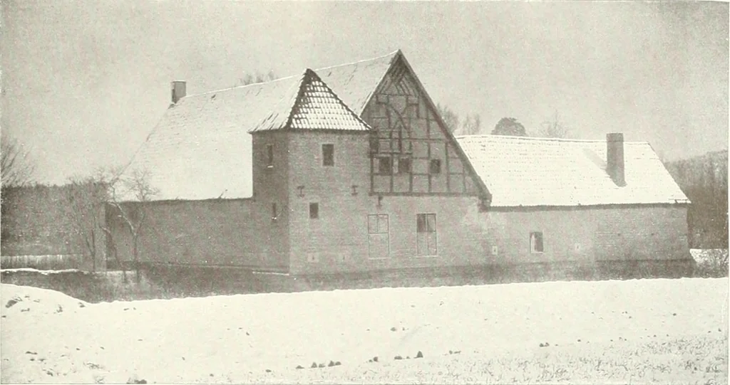 An illustration from Bau- und Kunstdenkmäler von Westfalen. Im Auftrage des Provinzial-Verbandes der Provinz Westfalen, 1897, leaf 236