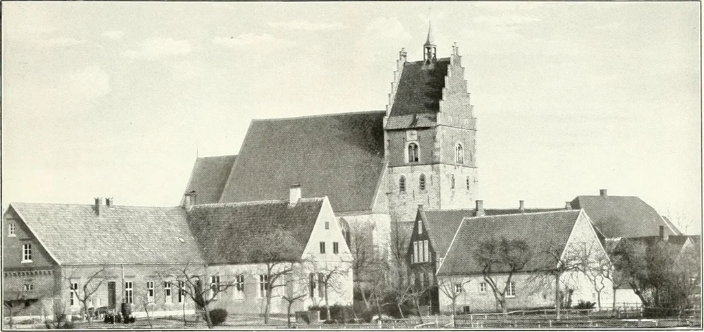 An illustration from Bau- und Kunstdenkmäler von Westfalen. Im Auftrage des Provinzial-Verbandes der Provinz Westfalen, 1897, leaf 242