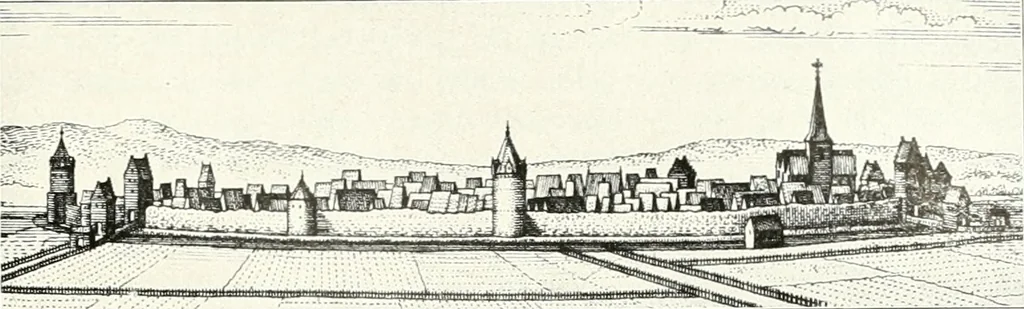 An illustration from Bau- und Kunstdenkmäler von Westfalen. Im Auftrage des Provinzial-Verbandes der Provinz Westfalen, 1897, leaf 252