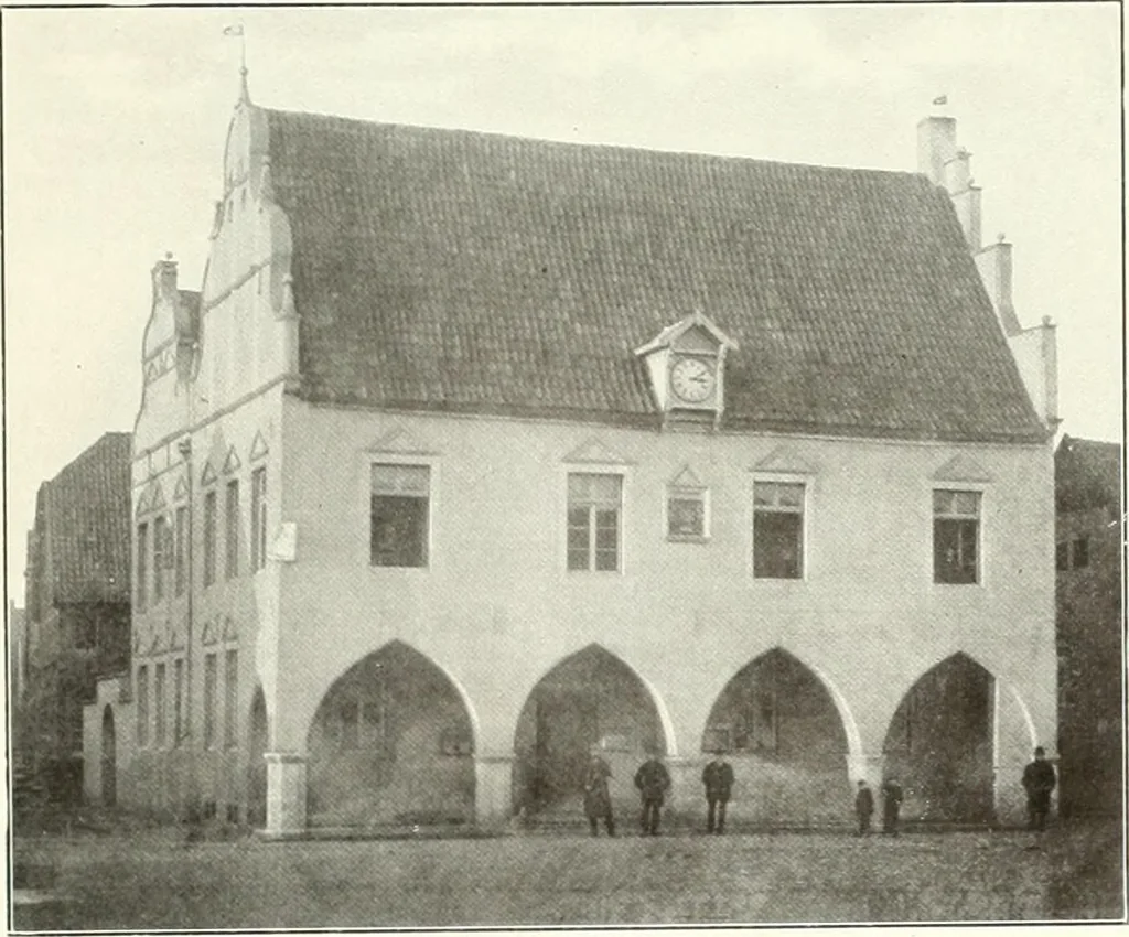 An illustration from Bau- und Kunstdenkmäler von Westfalen. Im Auftrage des Provinzial-Verbandes der Provinz Westfalen, 1897, leaf 258