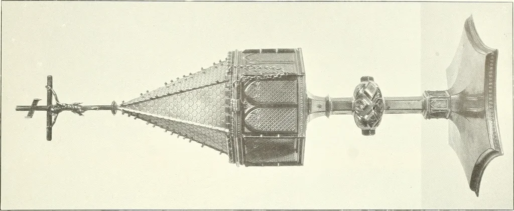 An illustration from Bau- und Kunstdenkmäler von Westfalen. Im Auftrage des Provinzial-Verbandes der Provinz Westfalen, 1897, leaf 266
