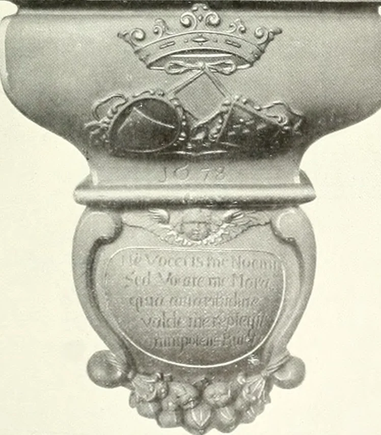 An illustration from Bau- und Kunstdenkmäler von Westfalen. Im Auftrage des Provinzial-Verbandes der Provinz Westfalen, 1897, leaf 282