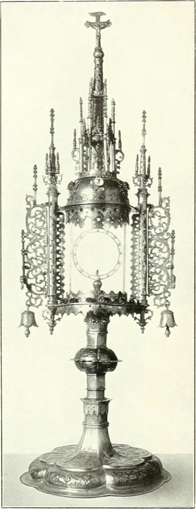 An illustration from Bau- und Kunstdenkmäler von Westfalen. Im Auftrage des Provinzial-Verbandes der Provinz Westfalen, 1897, leaf 283