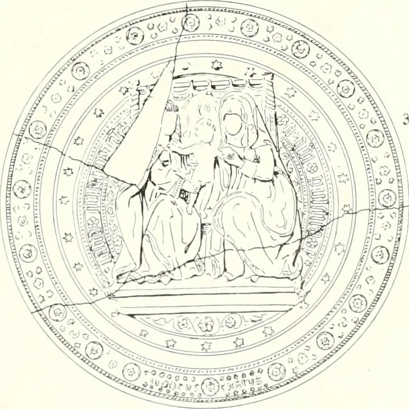 An illustration from Bau- und Kunstdenkmäler von Westfalen. Im Auftrage des Provinzial-Verbandes der Provinz Westfalen, 1897, leaf 284