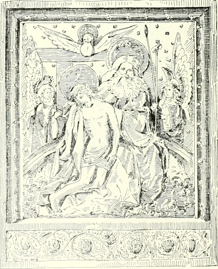 An illustration from Bau- und Kunstdenkmäler von Westfalen. Im Auftrage des Provinzial-Verbandes der Provinz Westfalen, 1897, leaf 285