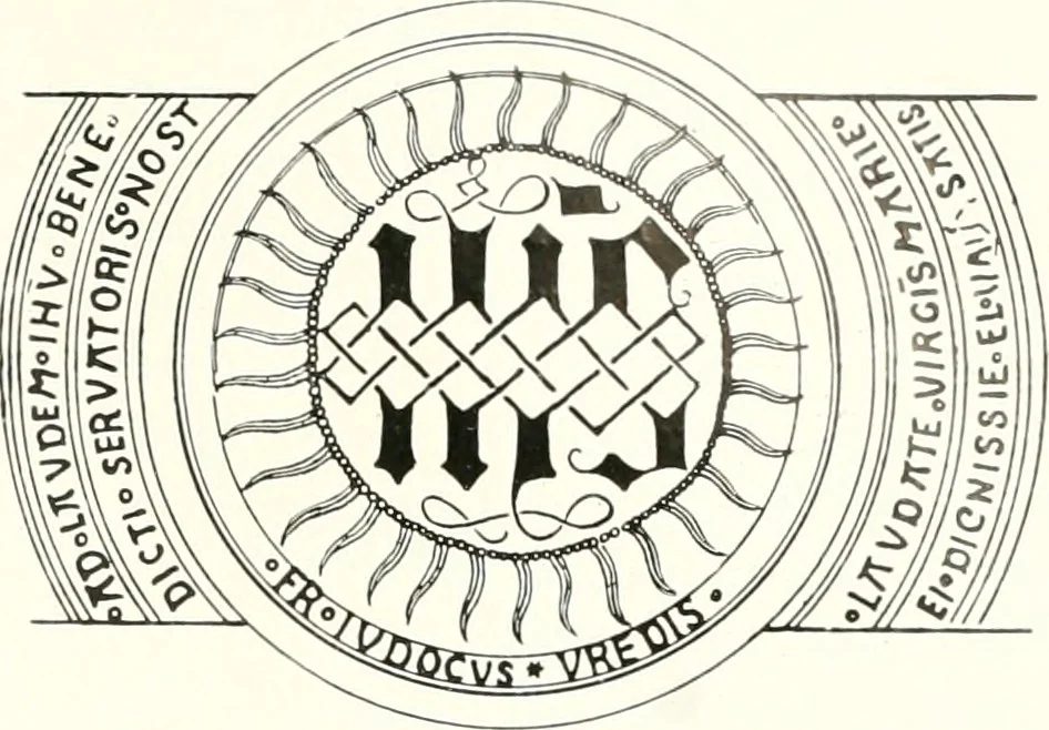 An illustration from Bau- und Kunstdenkmäler von Westfalen. Im Auftrage des Provinzial-Verbandes der Provinz Westfalen, 1897, leaf 288