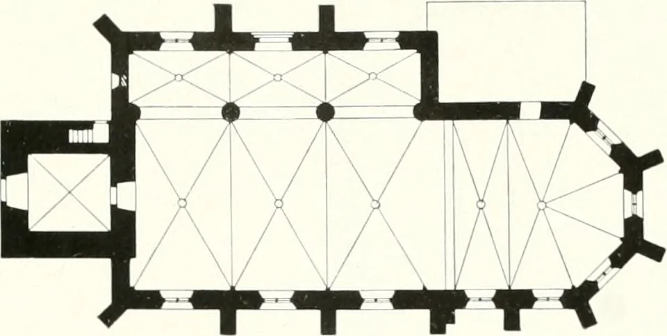 An illustration from Bau- und Kunstdenkmäler von Westfalen. Im Auftrage des Provinzial-Verbandes der Provinz Westfalen, 1897, leaf 292