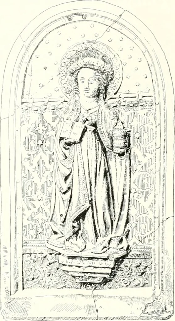 An illustration from Bau- und Kunstdenkmäler von Westfalen. Im Auftrage des Provinzial-Verbandes der Provinz Westfalen, 1897, leaf 301