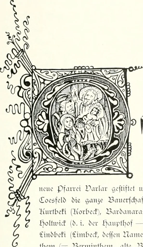 An illustration from Bau- und Kunstdenkmäler von Westfalen. Im Auftrage des Provinzial-Verbandes der Provinz Westfalen, 1897, leaf 302