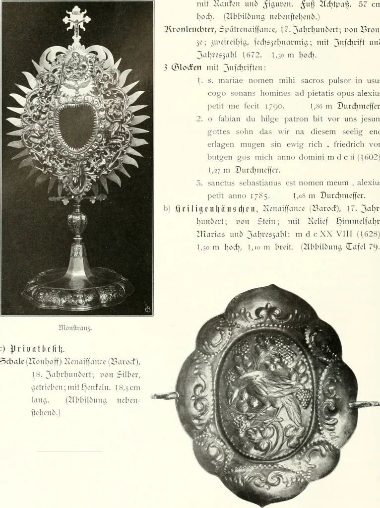 An illustration from Bau- und Kunstdenkmäler von Westfalen. Im Auftrage des Provinzial-Verbandes der Provinz Westfalen, 1897, leaf 307