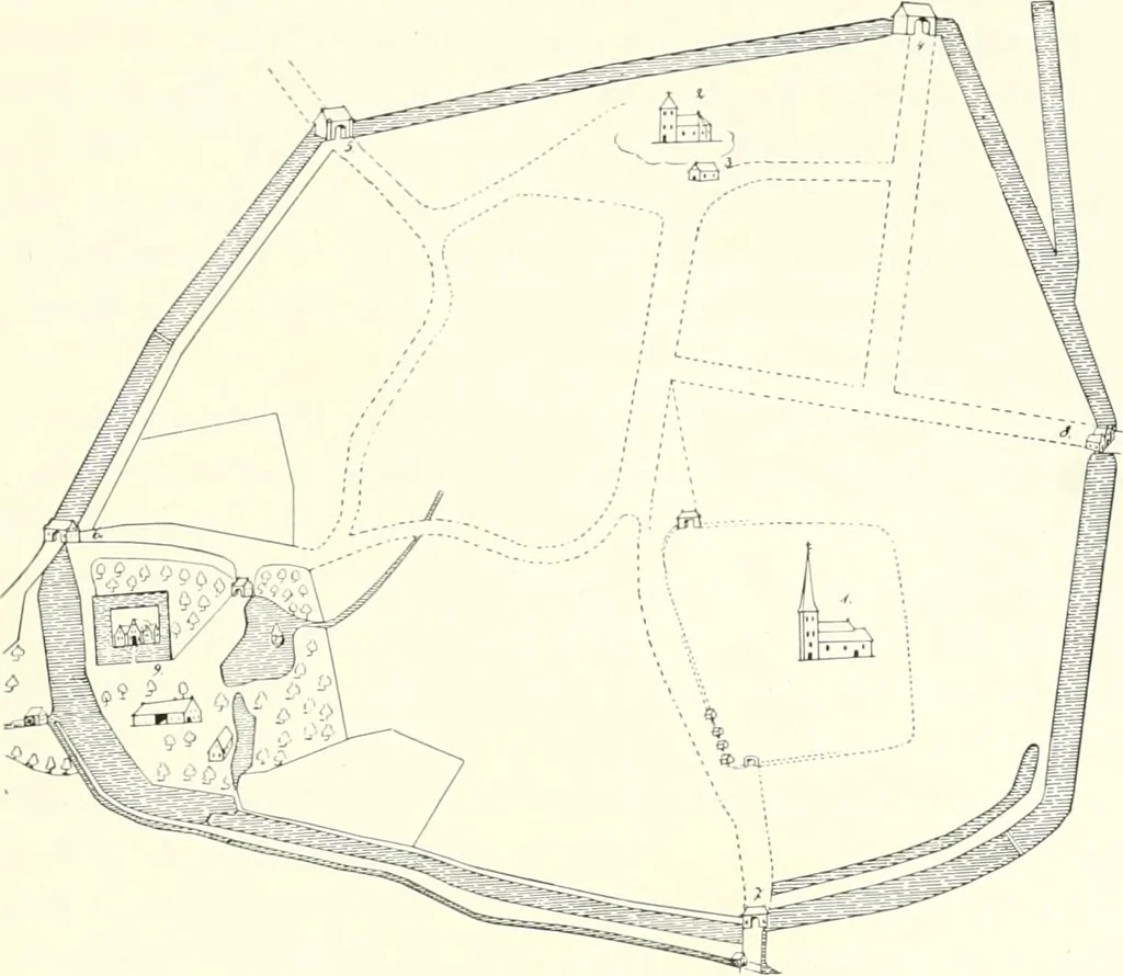 An illustration from Bau- und Kunstdenkmäler von Westfalen. Im Auftrage des Provinzial-Verbandes der Provinz Westfalen, 1897, leaf 36