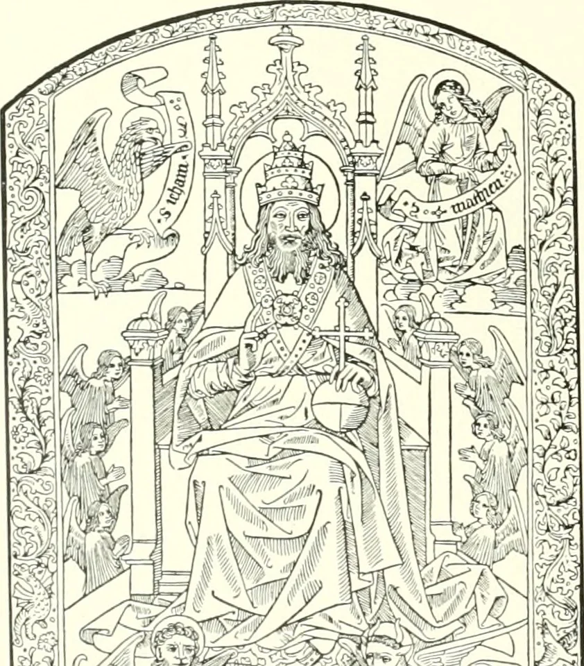 An illustration from Bau- und Kunstdenkmäler von Westfalen. Im Auftrage des Provinzial-Verbandes der Provinz Westfalen, 1897, leaf 45
