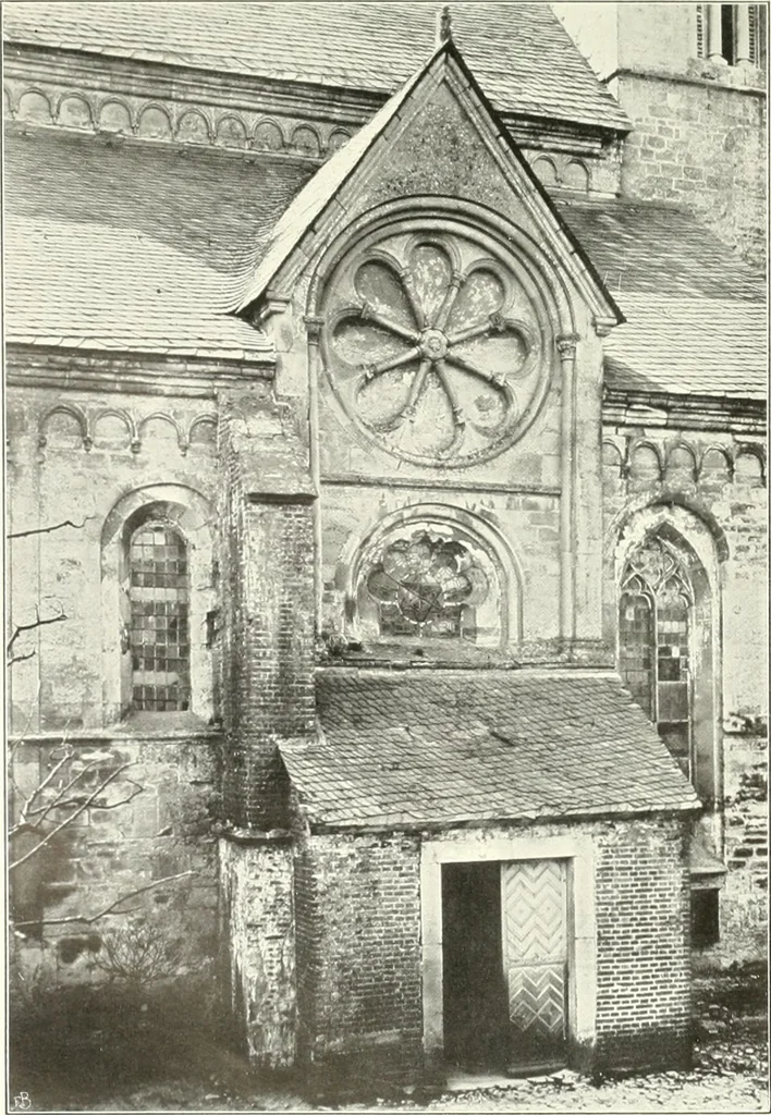 An illustration from Bau- und Kunstdenkmäler von Westfalen. Im Auftrage des Provinzial-Verbandes der Provinz Westfalen, 1897, leaf 48