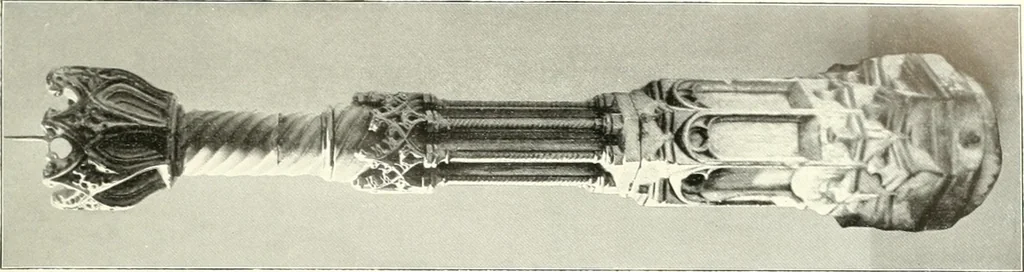 An illustration from Bau- und Kunstdenkmäler von Westfalen. Im Auftrage des Provinzial-Verbandes der Provinz Westfalen, 1897, leaf 60