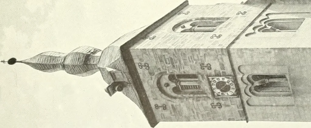 An illustration from Bau- und Kunstdenkmäler von Westfalen. Im Auftrage des Provinzial-Verbandes der Provinz Westfalen, 1897, leaf 62