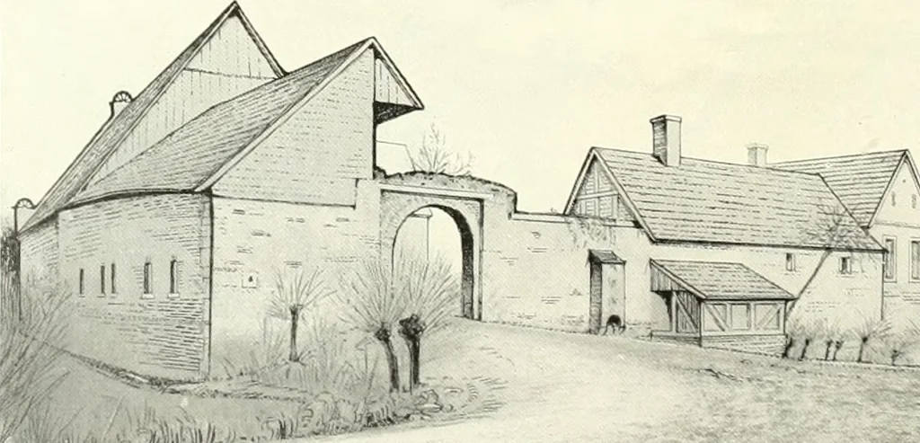 An illustration from Bau- und Kunstdenkmäler von Westfalen. Im Auftrage des Provinzial-Verbandes der Provinz Westfalen, 1897, leaf 73