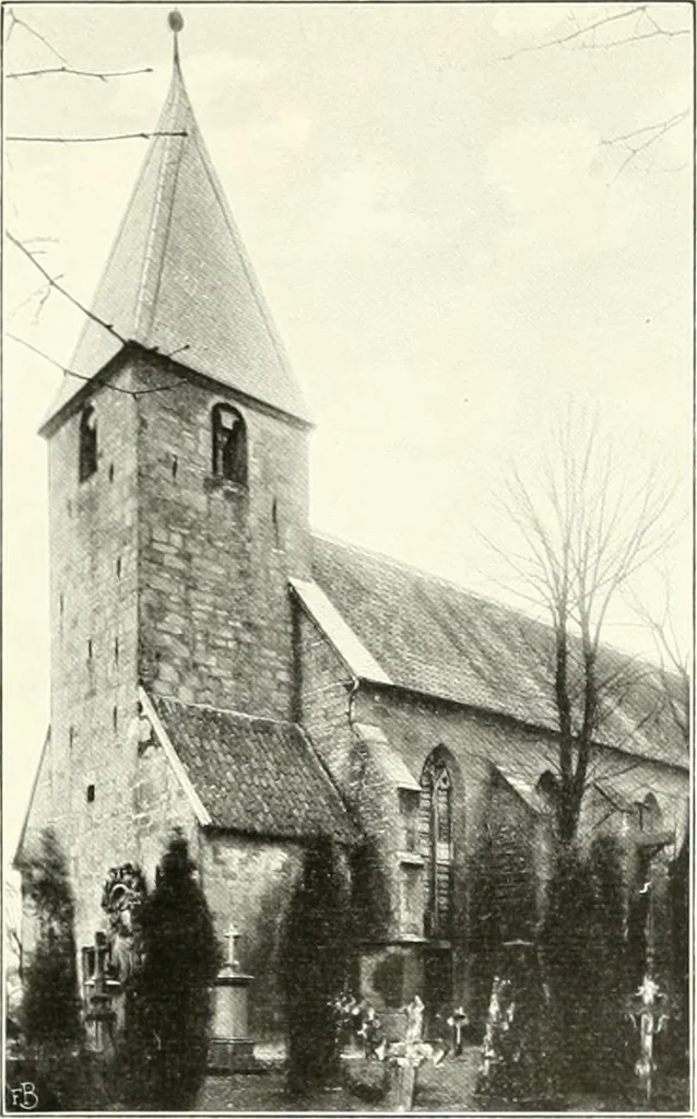An illustration from Bau- und Kunstdenkmäler von Westfalen. Im Auftrage des Provinzial-Verbandes der Provinz Westfalen, 1897, leaf 74