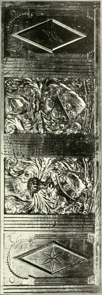 An illustration from Bau- und Kunstdenkmäler von Westfalen. Im Auftrage des Provinzial-Verbandes der Provinz Westfalen, 1897, leaf 86