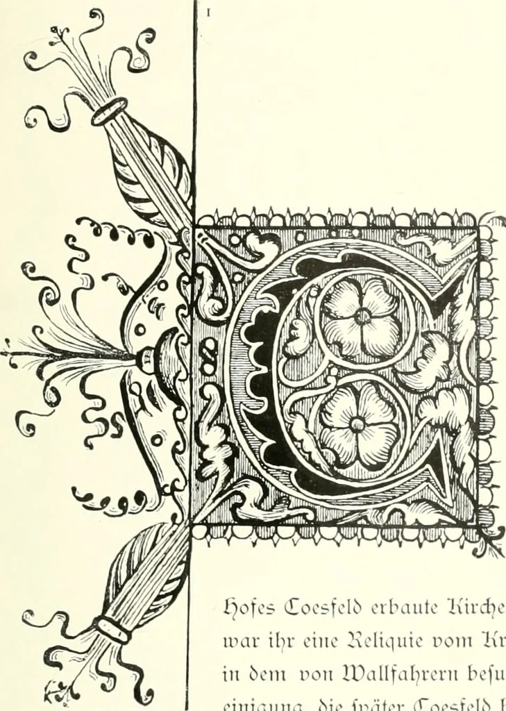 An illustration from Bau- und Kunstdenkmäler von Westfalen. Im Auftrage des Provinzial-Verbandes der Provinz Westfalen, 1897, leaf 88