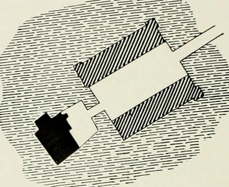 An illustration from Die Bau- und Kunstdenkmäler des Kreises Gelsenkirchen-Land, 1908, leaf 35